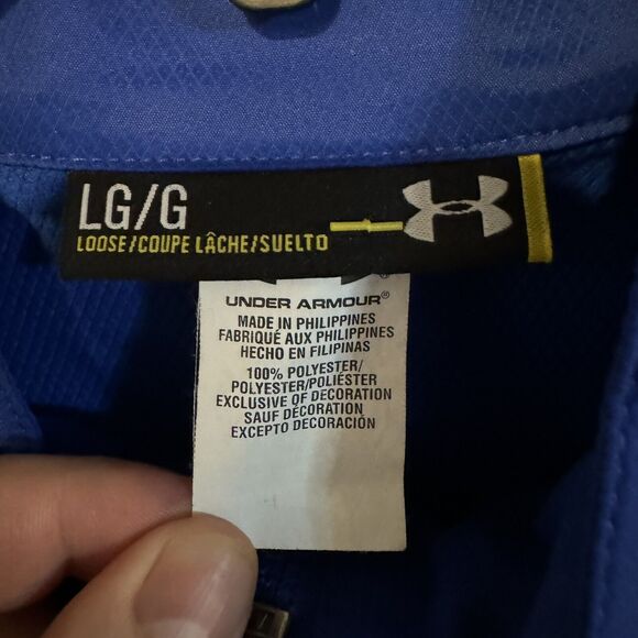 Under Armour Wayland Baptist University Jacket Large Athletics 1/4 Zip Pullover - Picture 5 of 6